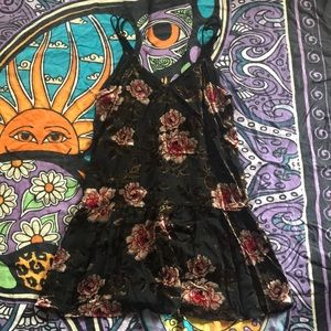 Crushed velvet American Eagle dress